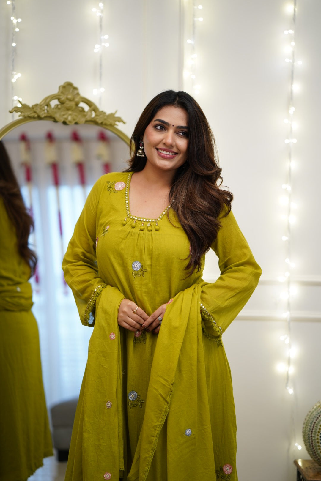 Dupatta Pant Set