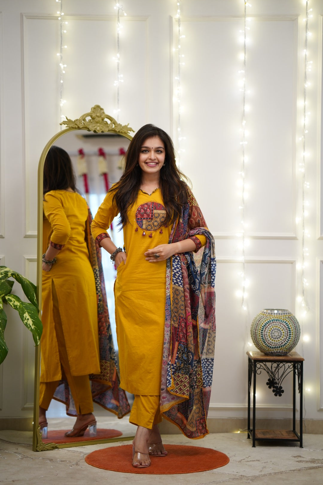 Dupatta Pant Set