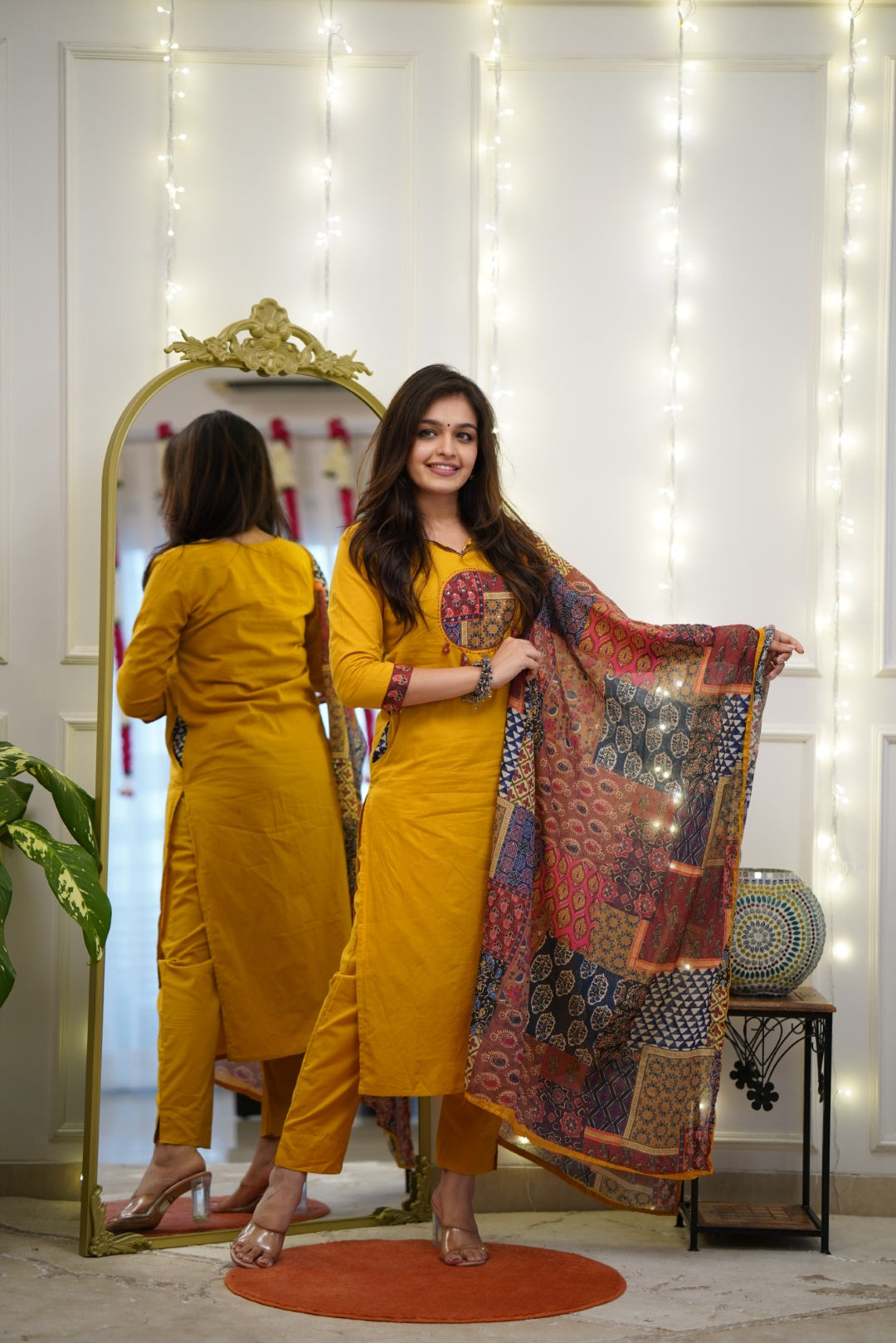 Dupatta Pant Set
