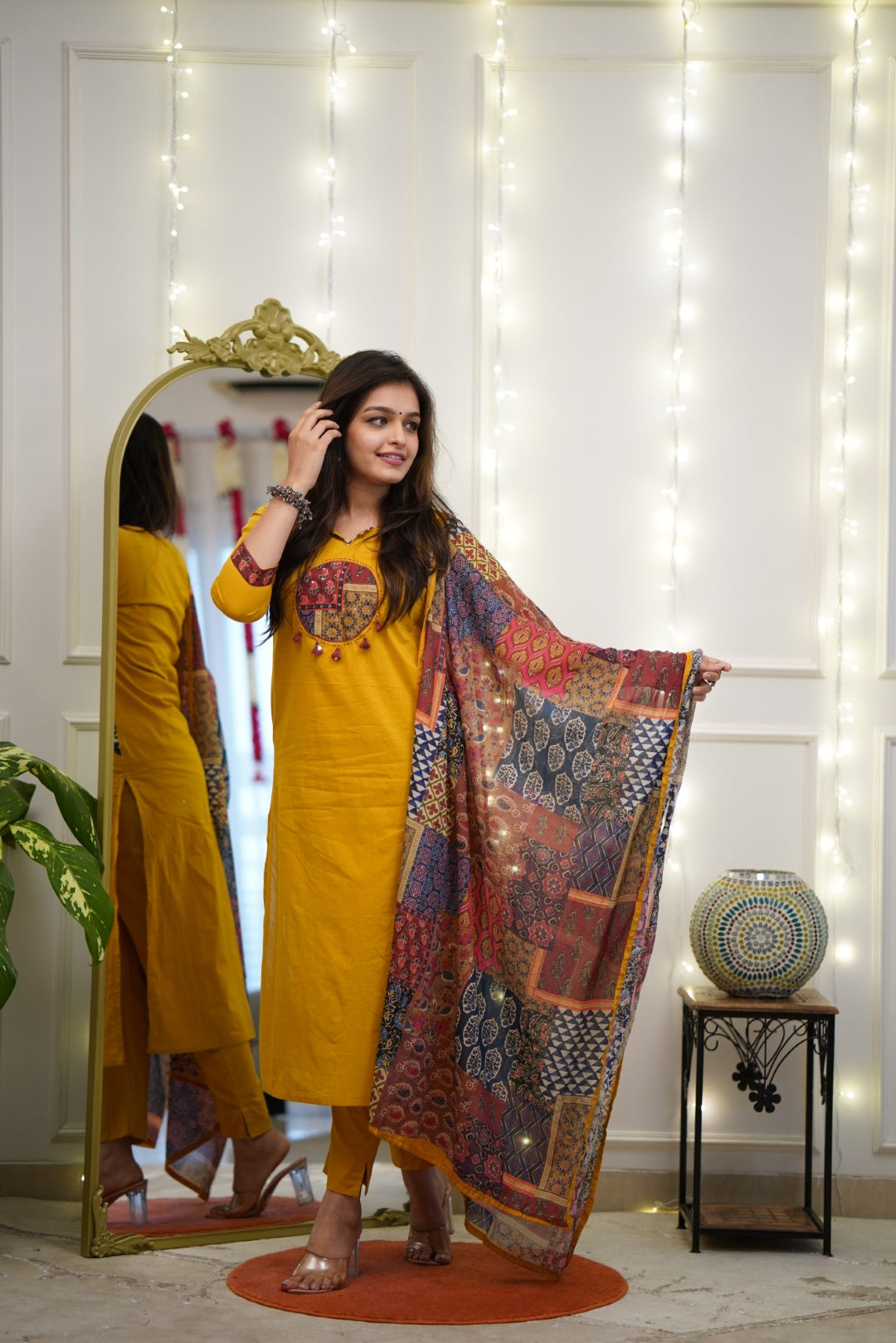 Dupatta Pant Set