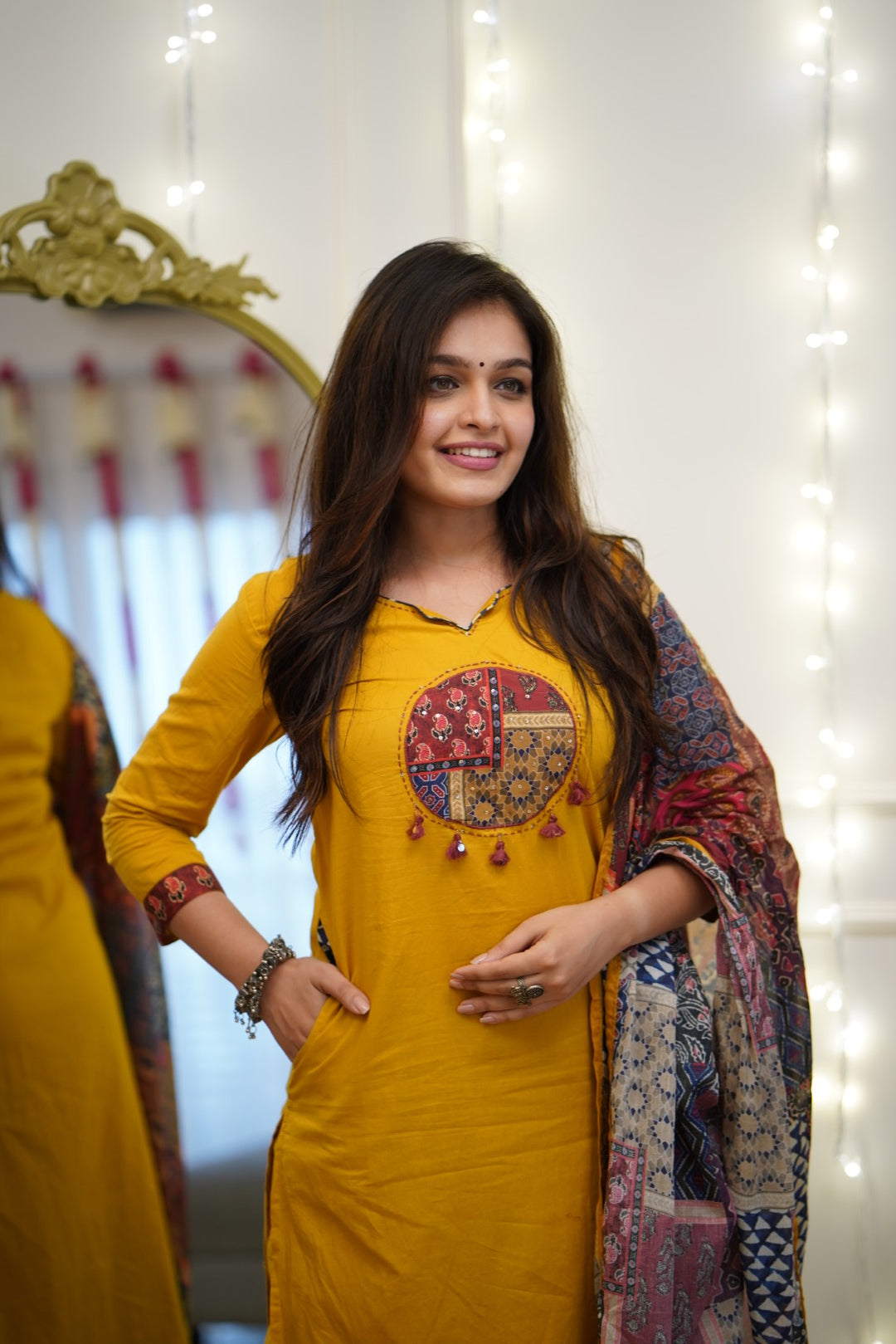 Dupatta Pant Set