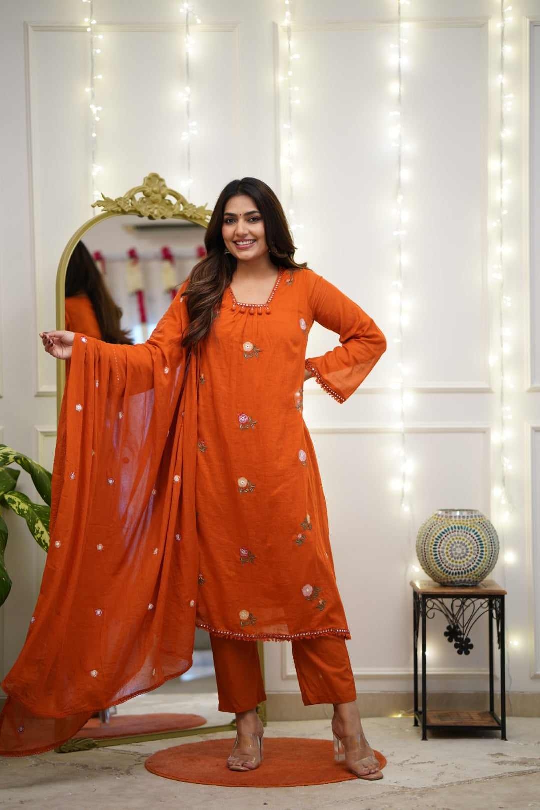 Dupatta Pant Set