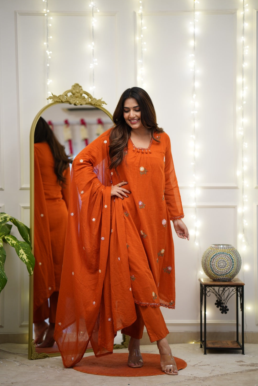 Dupatta Pant Set