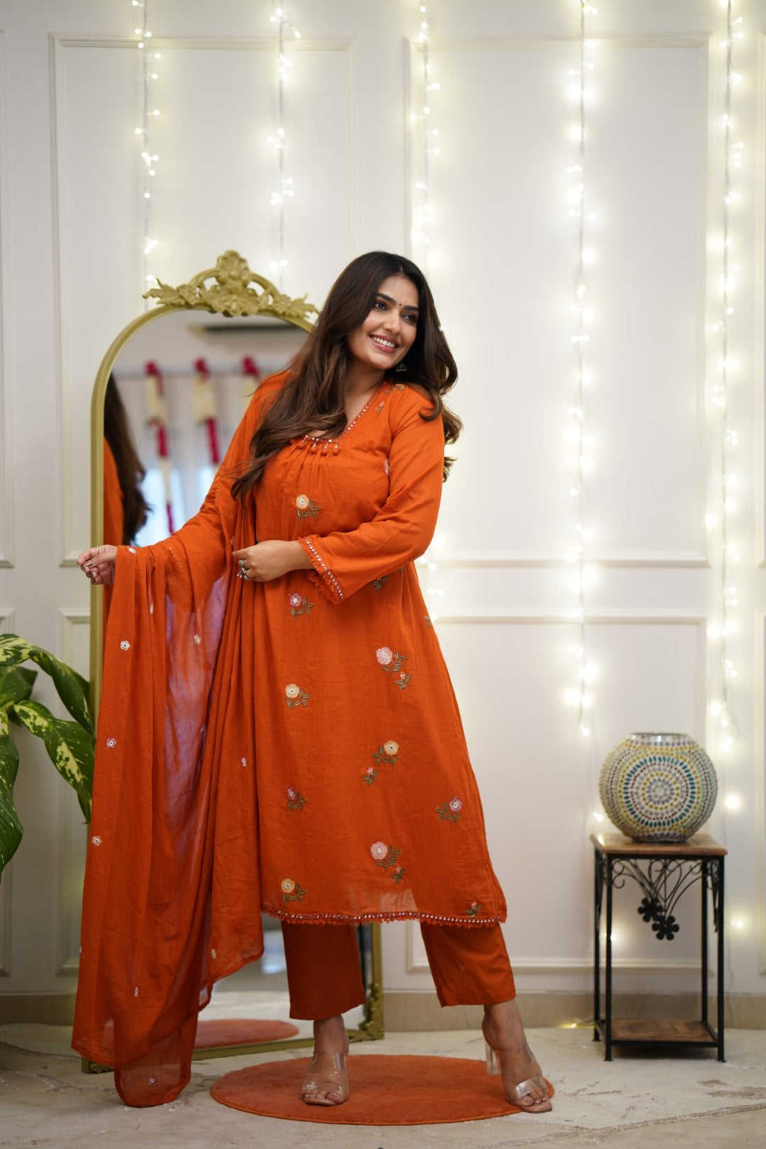 Dupatta Pant Set