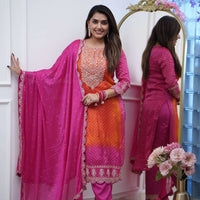 Dupatta Pant Set