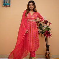 Dupatta Pant Set