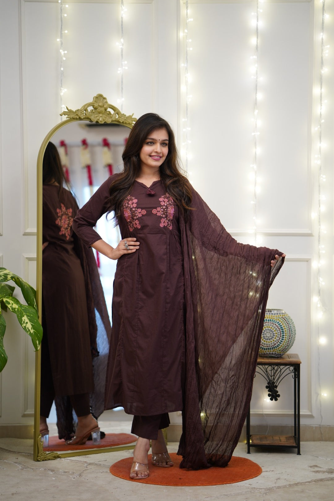 Dupatta Pant Set