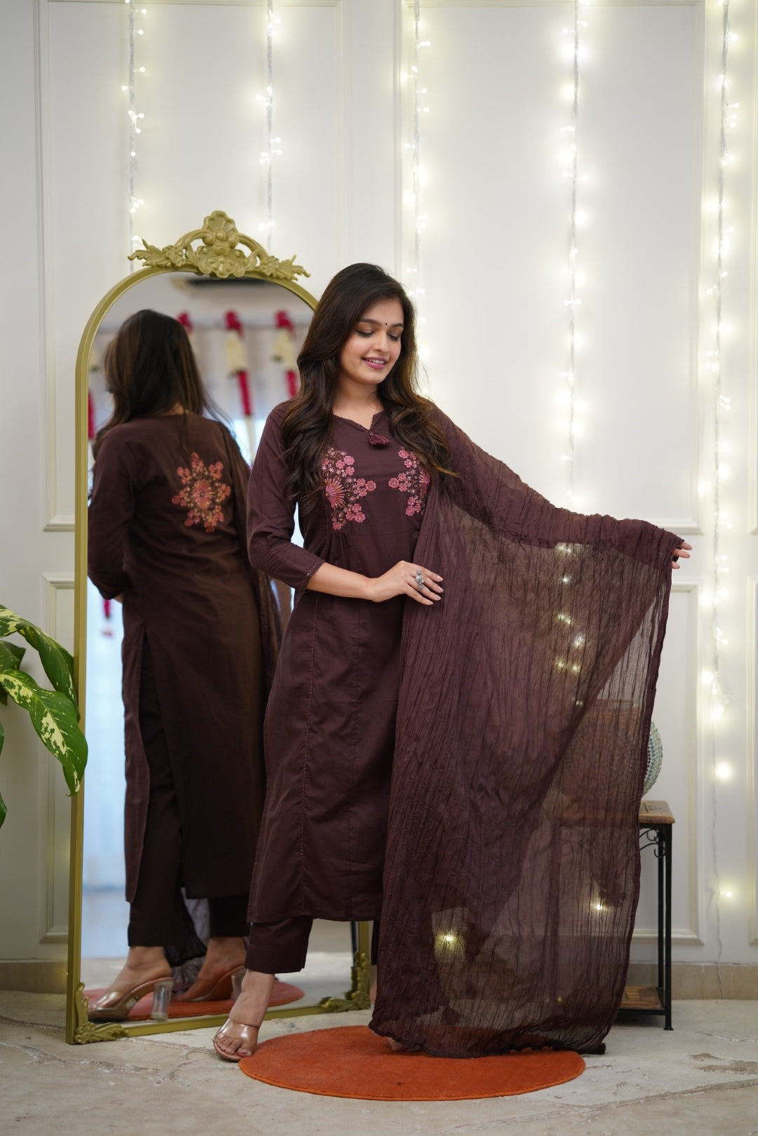 Dupatta Pant Set