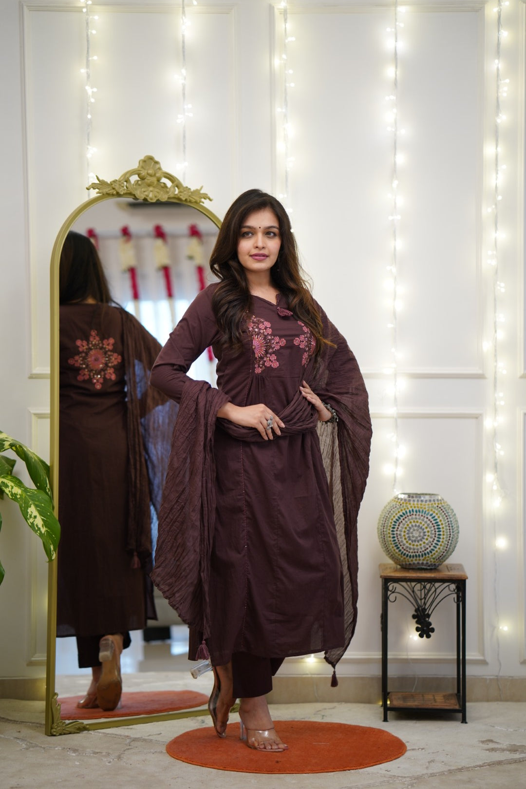 Dupatta Pant Set