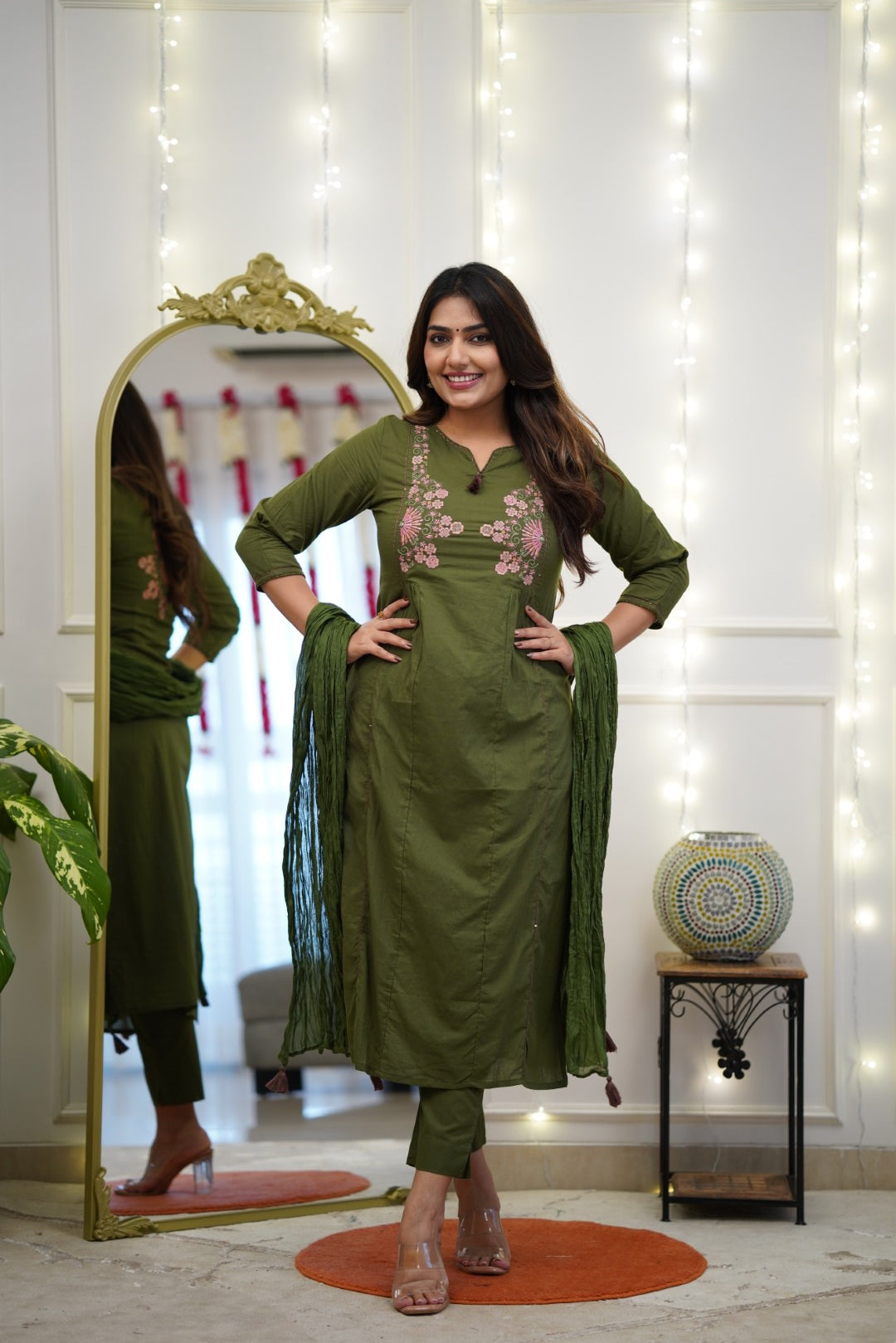 Dupatta Pant Set