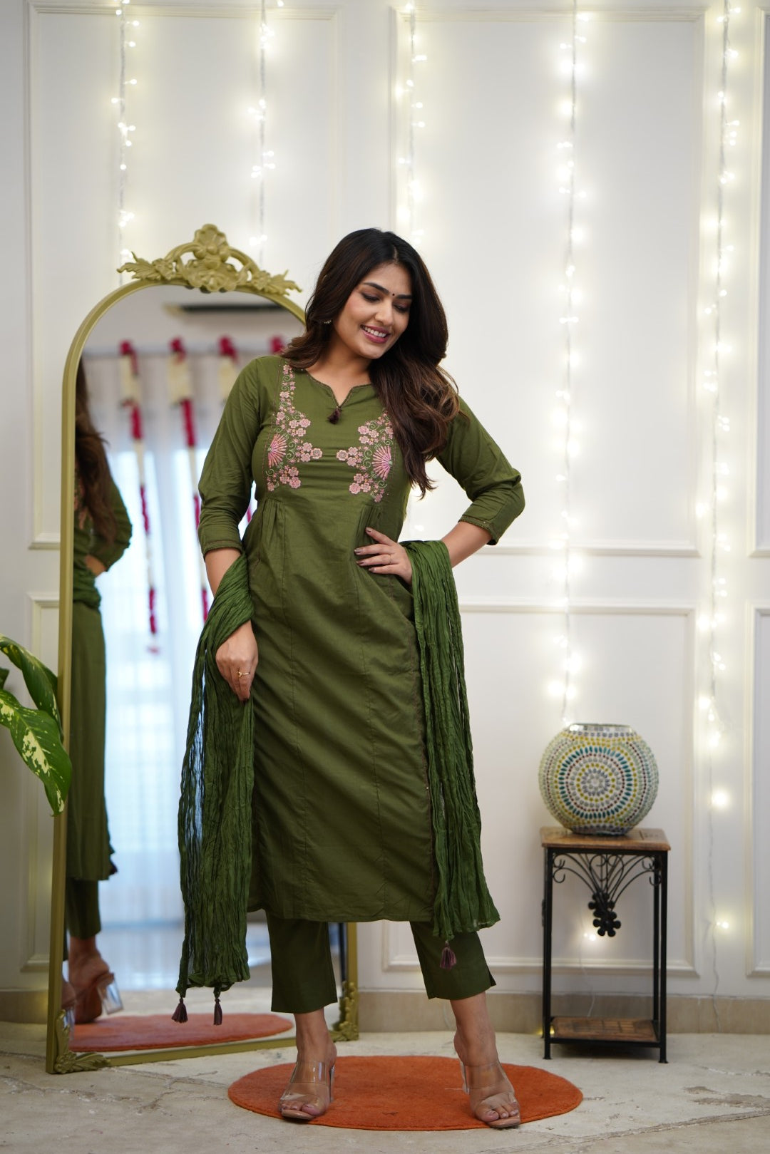 Dupatta Pant Set