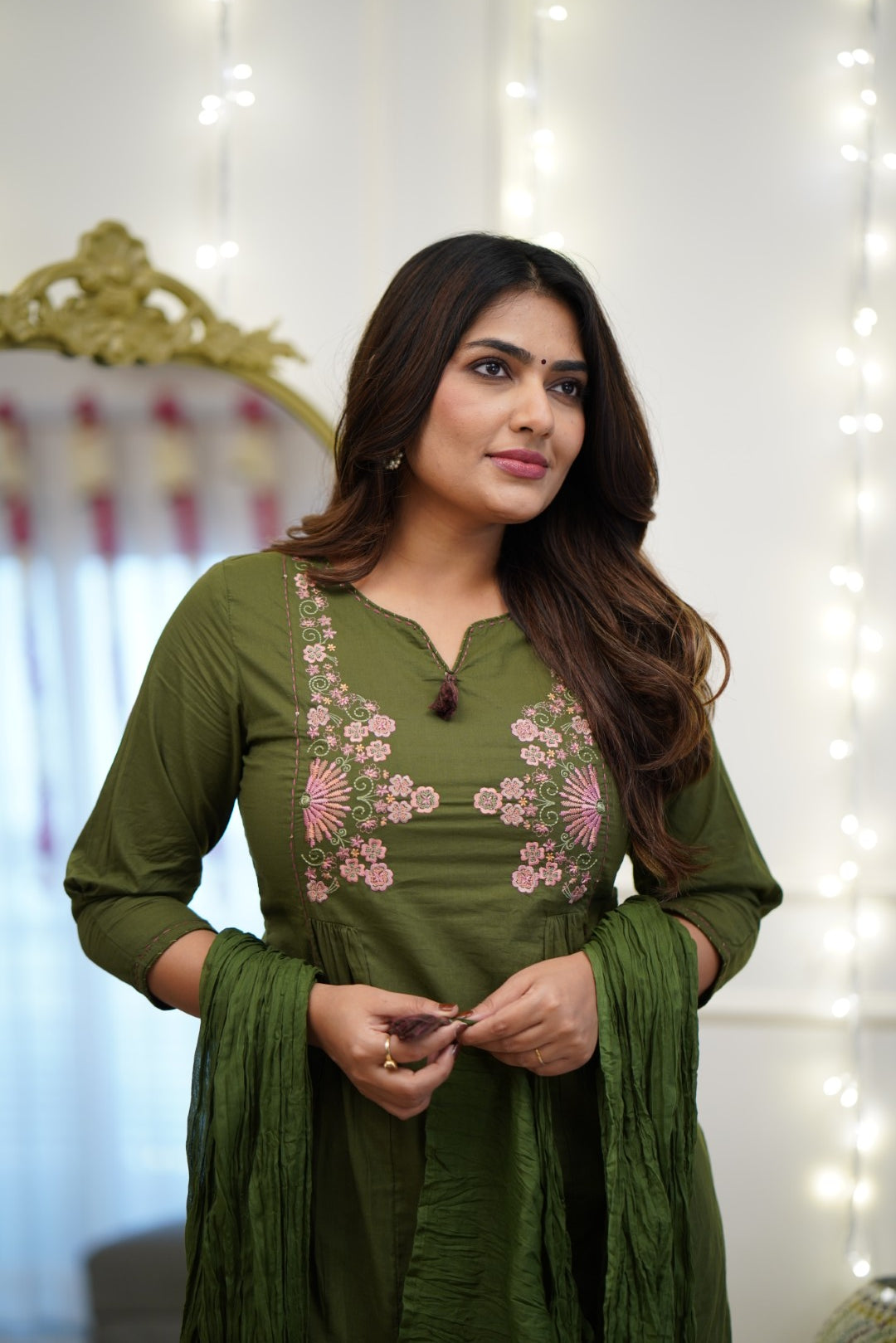 Dupatta Pant Set