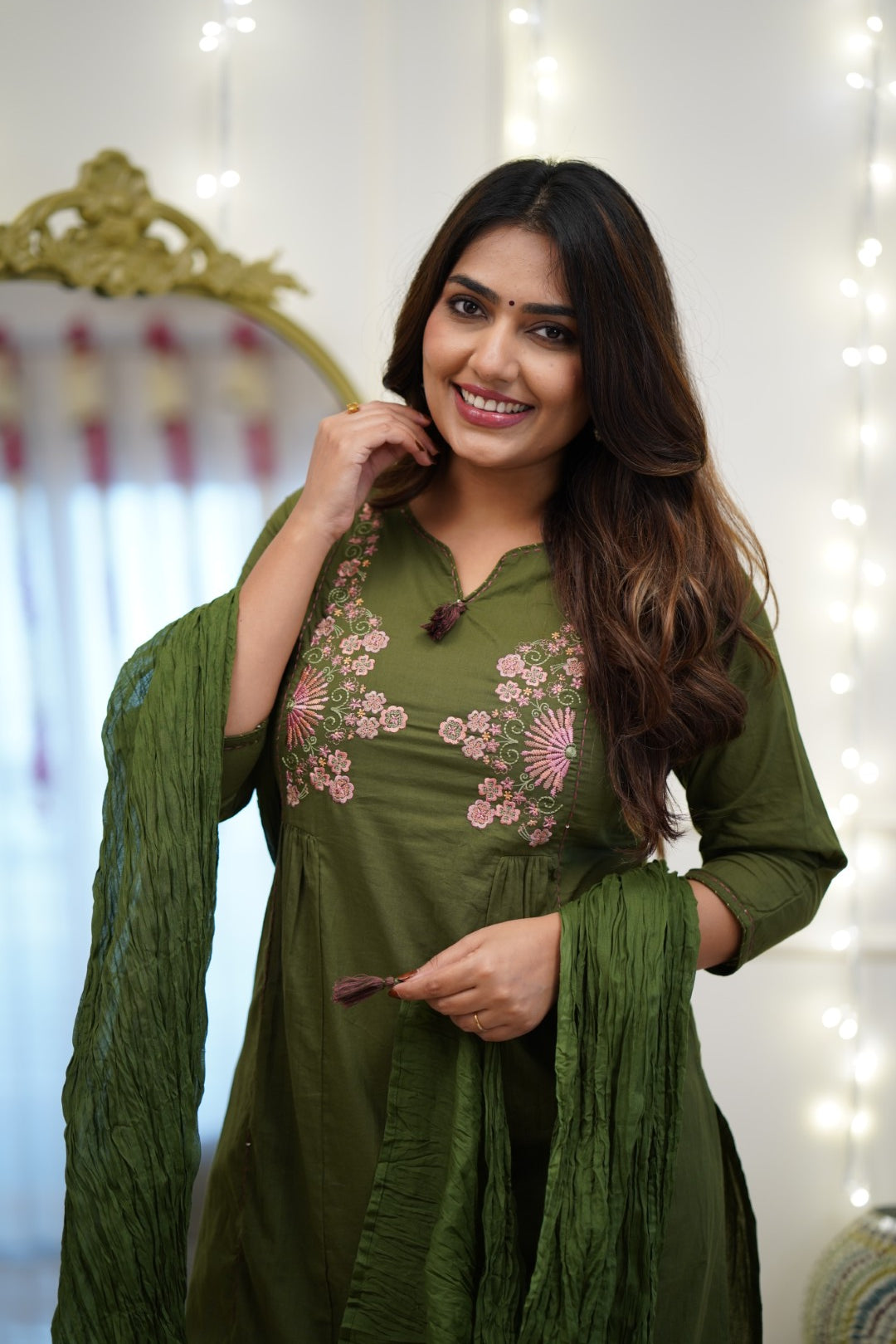 Dupatta Pant Set