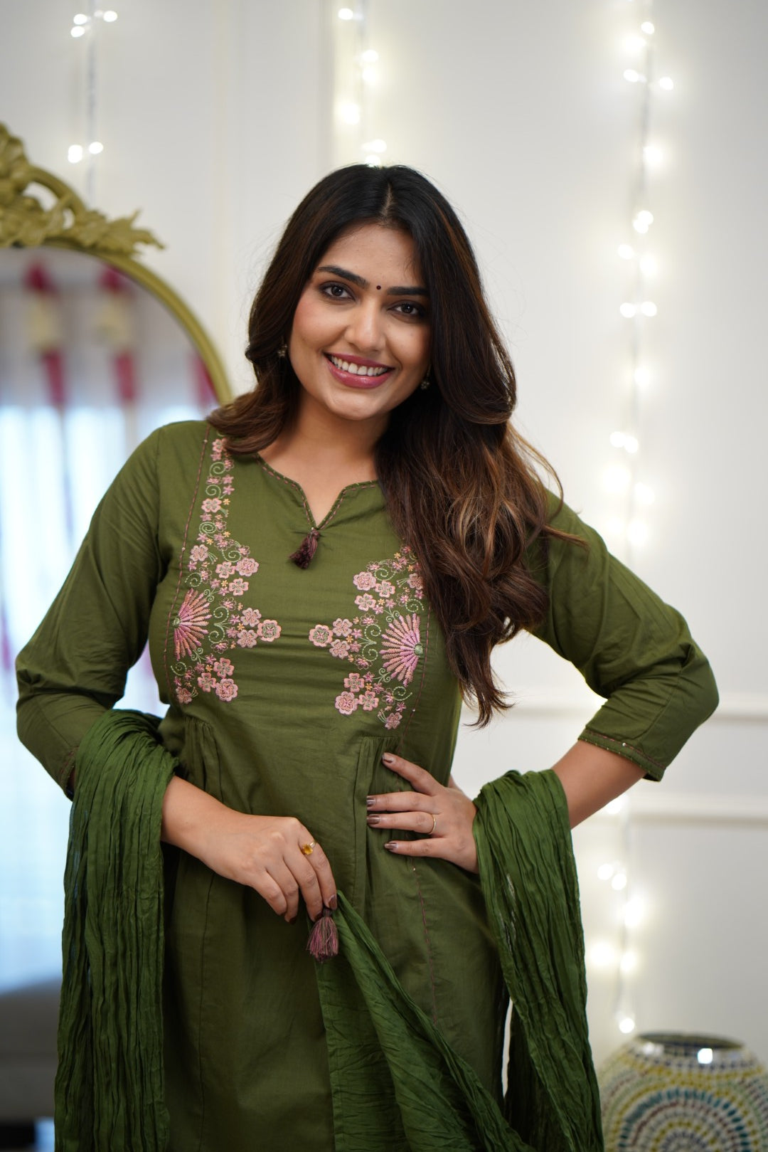Dupatta Pant Set