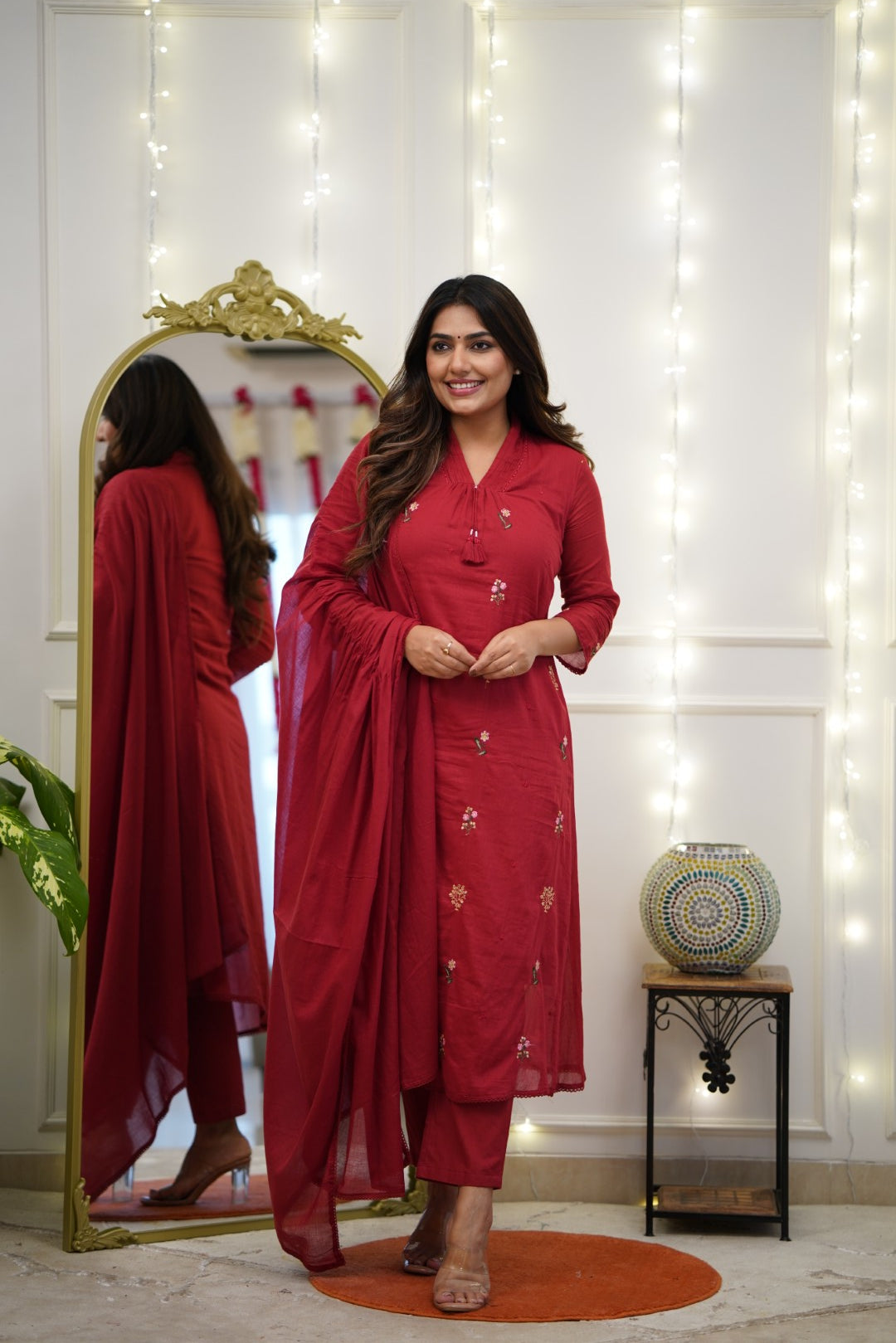 Dupatta Pant Set