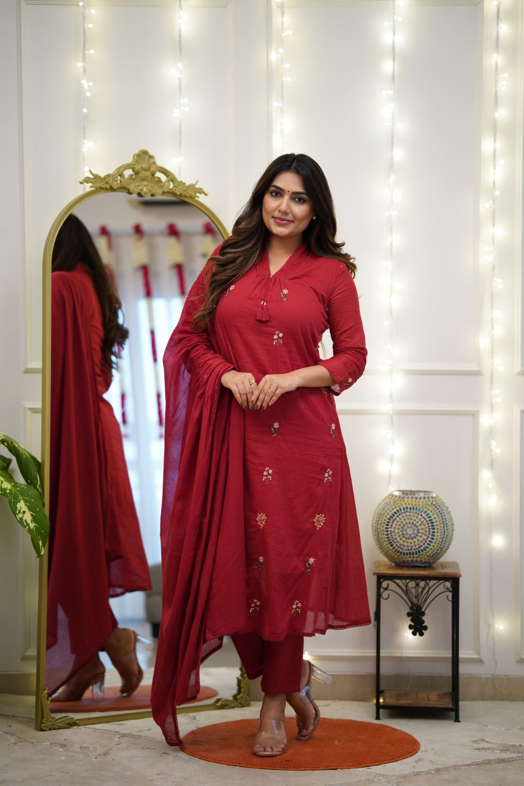 Dupatta Pant Set