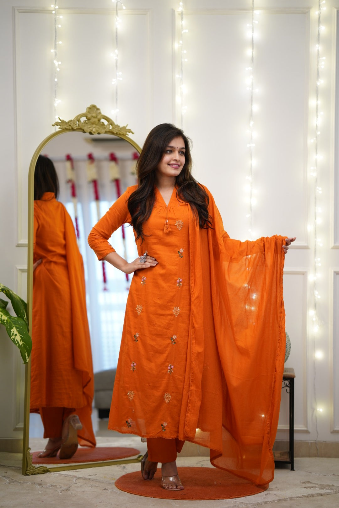 Dupatta Pant Set