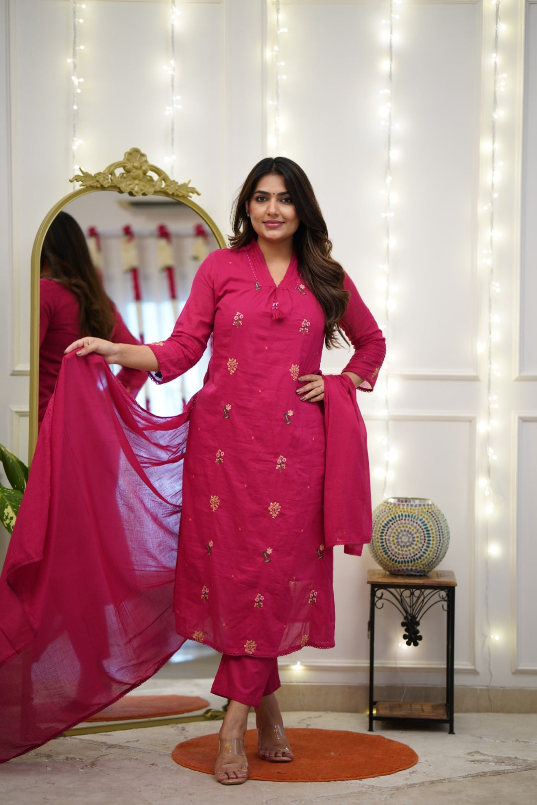 Dupatta Pant Set