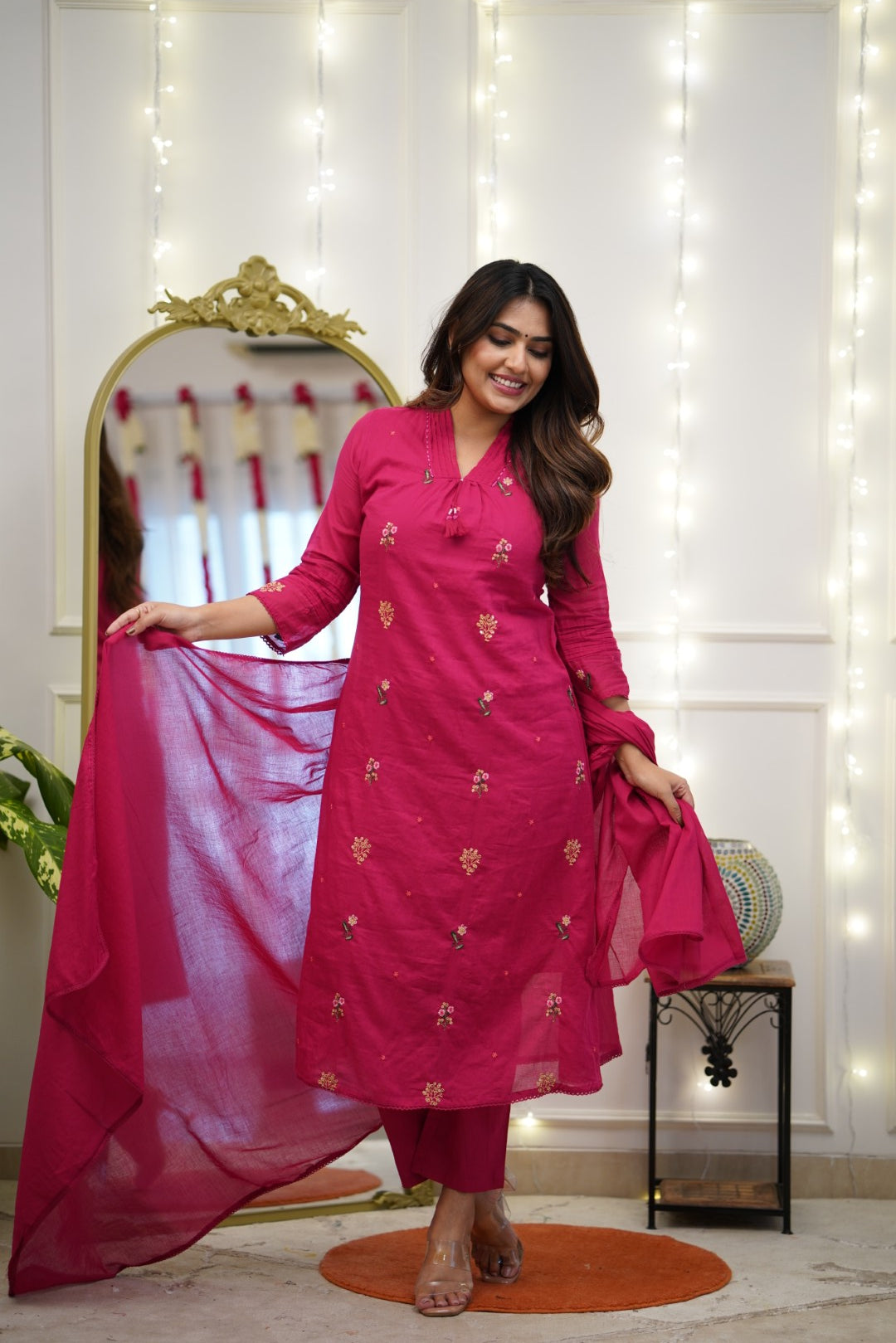 Dupatta Pant Set