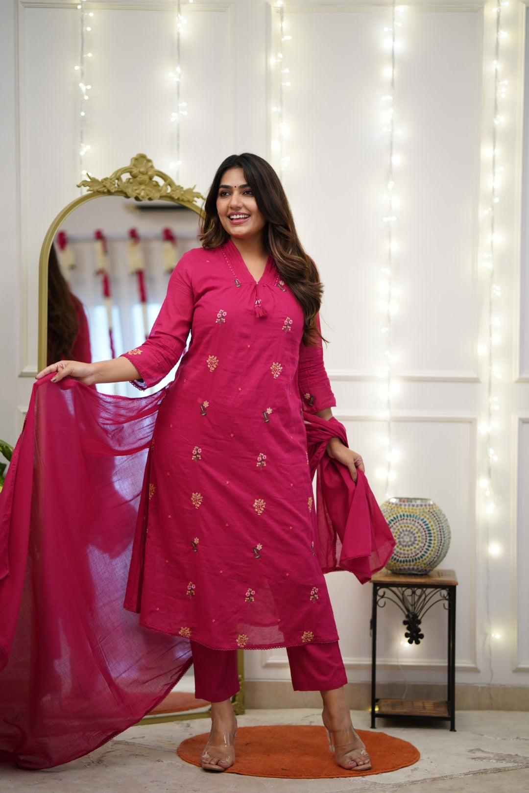 Dupatta Pant Set