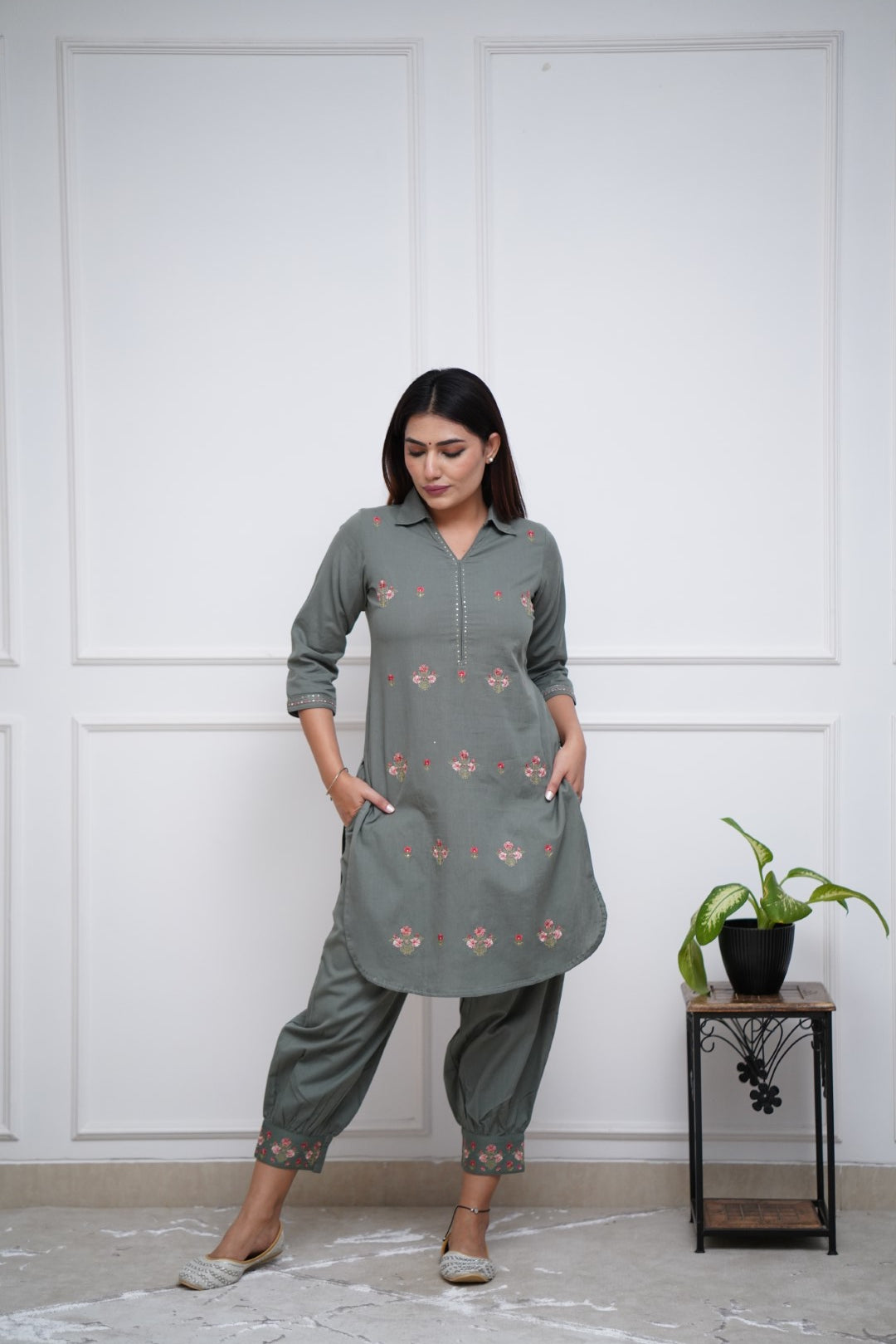 Afghani Kurti Pant set