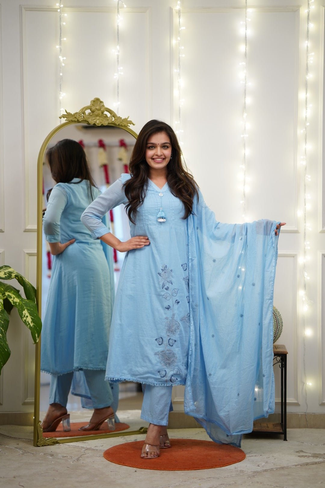 Dupatta Pant Set