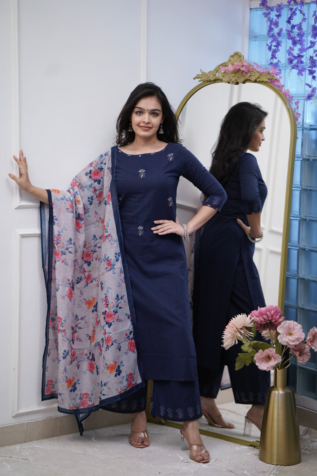 Dupatta Pant Set