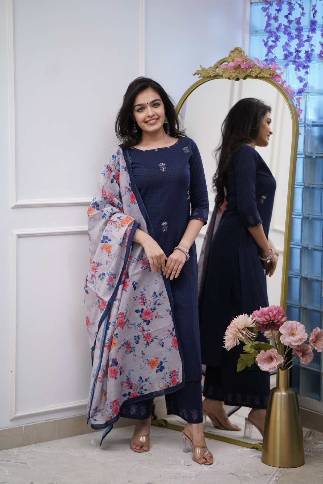 Dupatta Pant Set