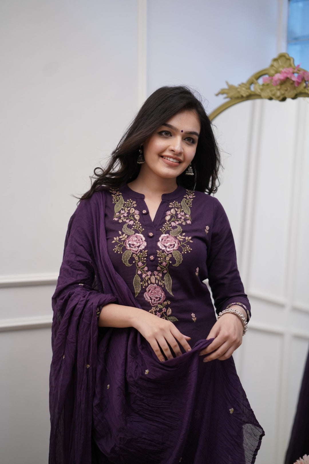Dupatta Pant Set