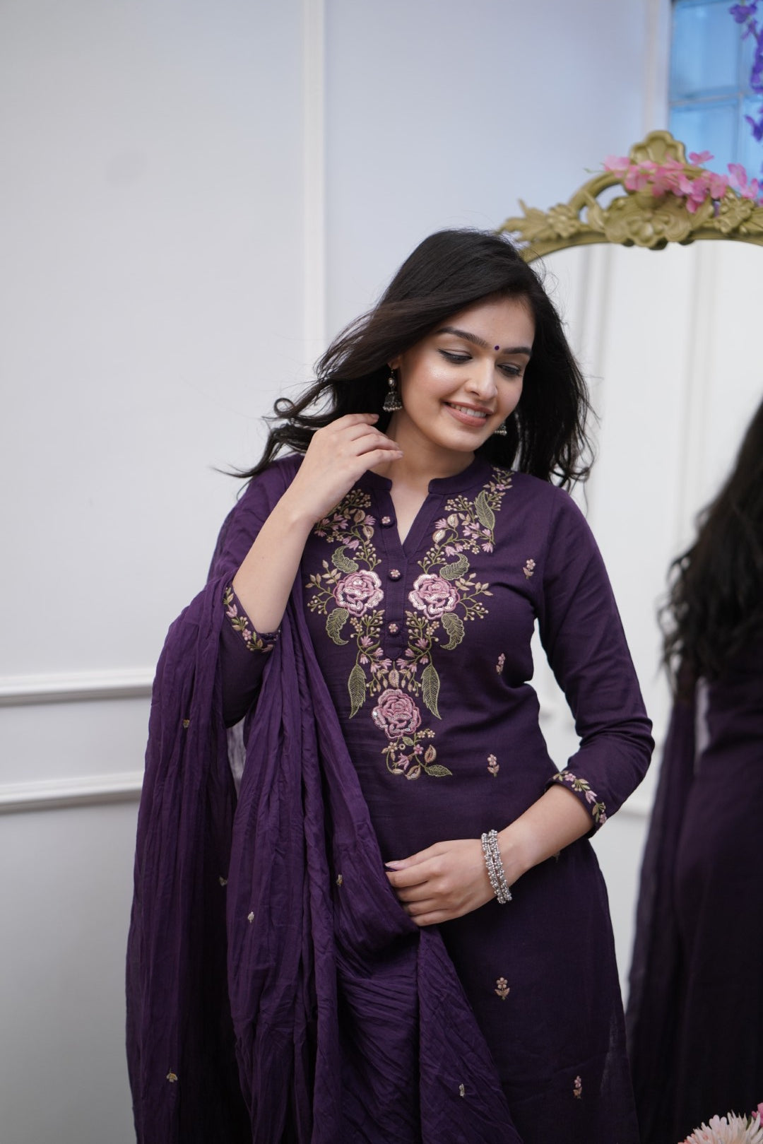 Dupatta Pant Set