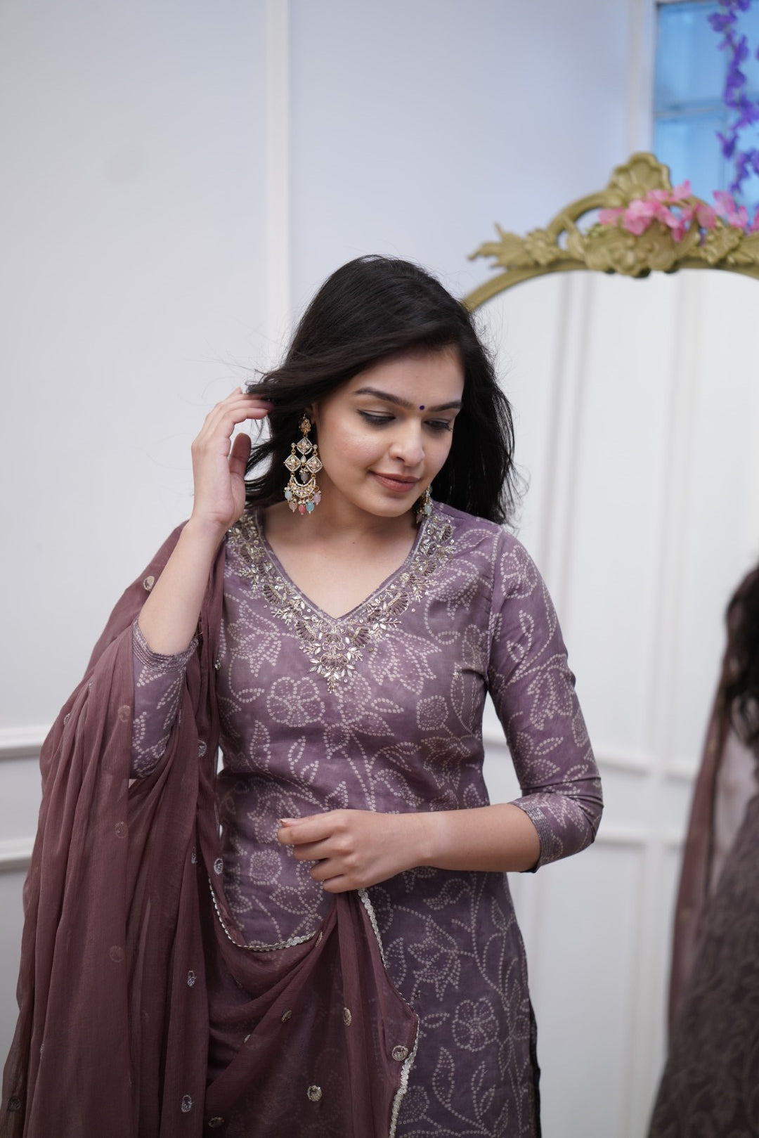 Dupatta Pant Set