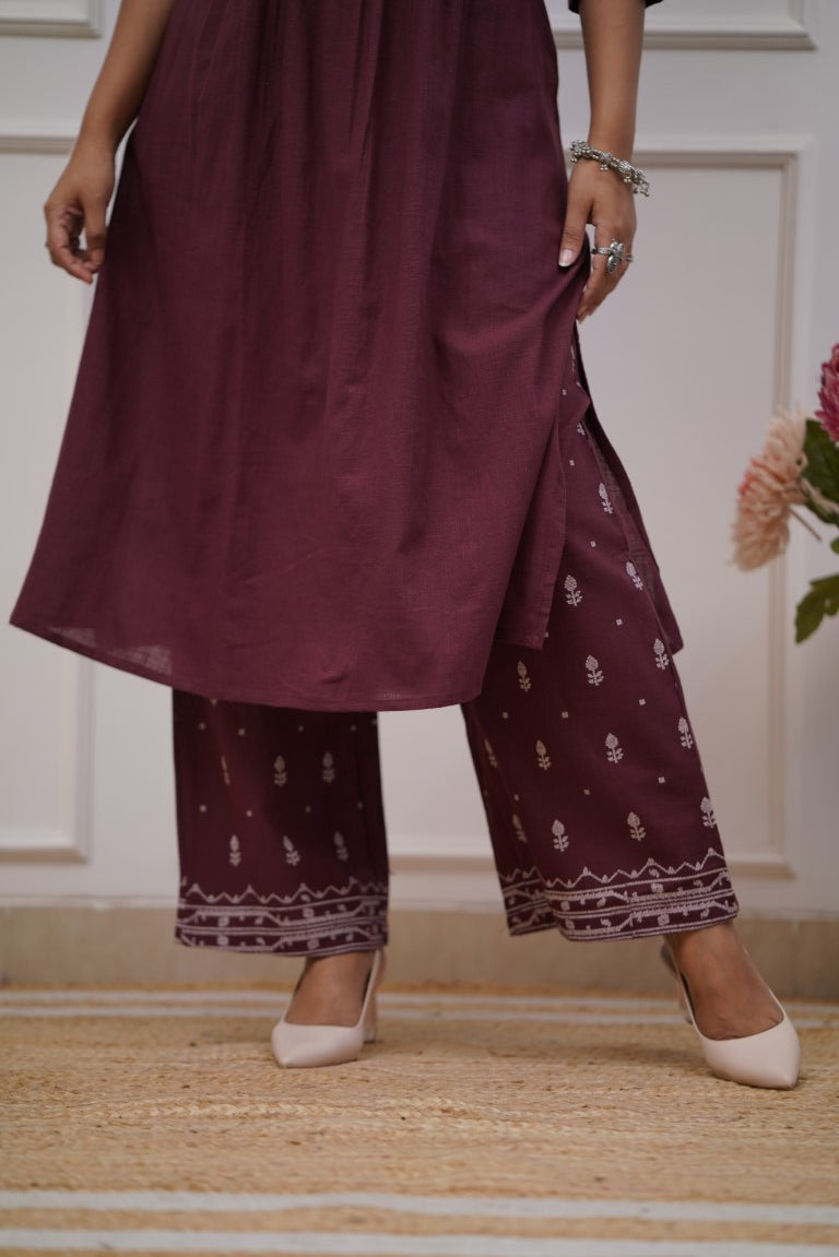 Kurta Plazo Set