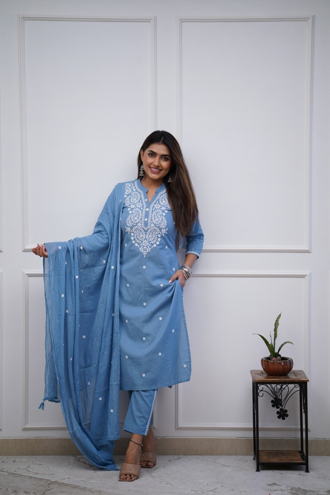 Dupatta Pant Set