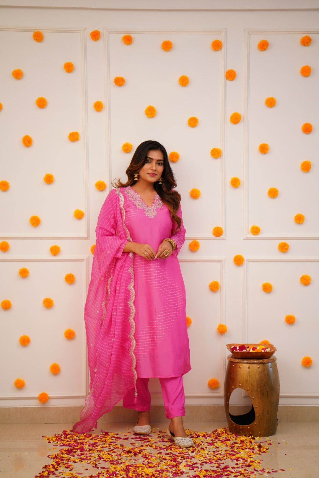 Dupatta Pant Set