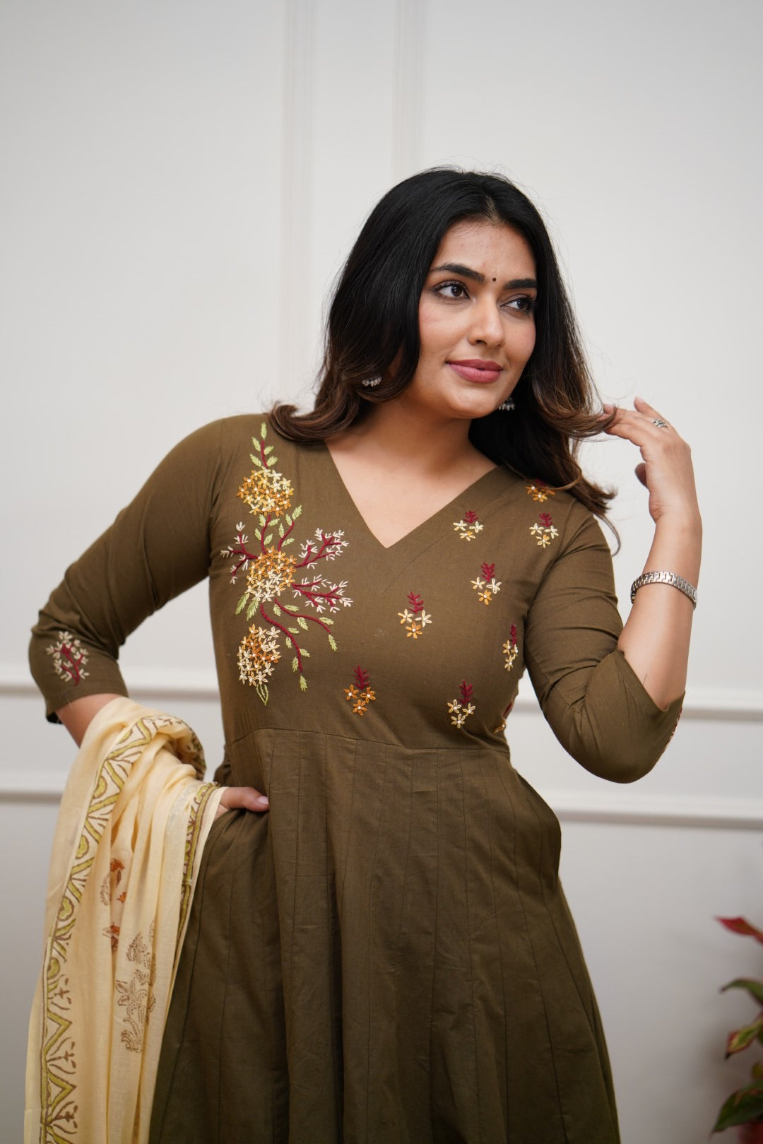 Dupatta Pant Set