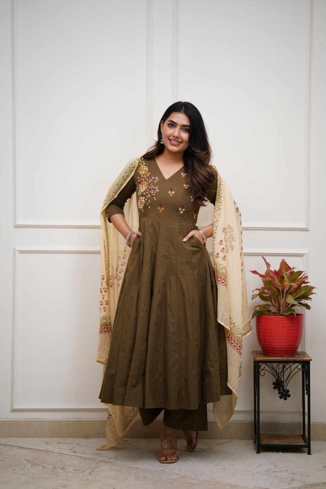 Dupatta Pant Set