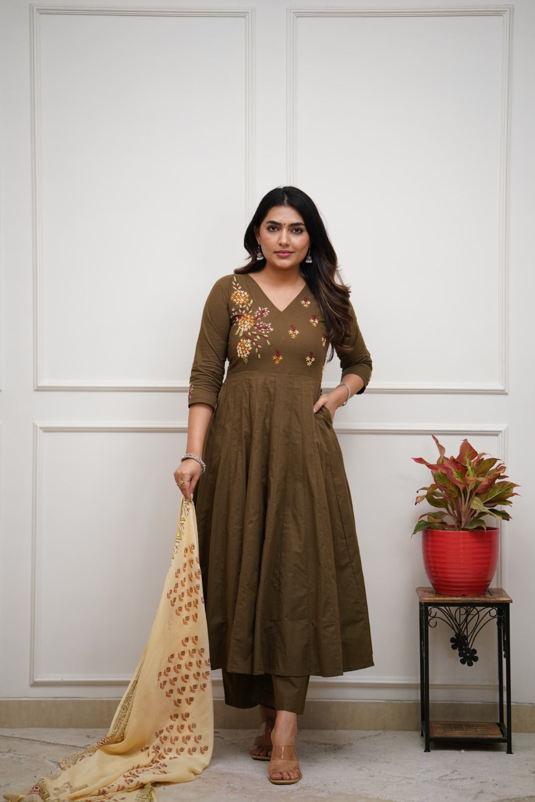 Dupatta Pant Set