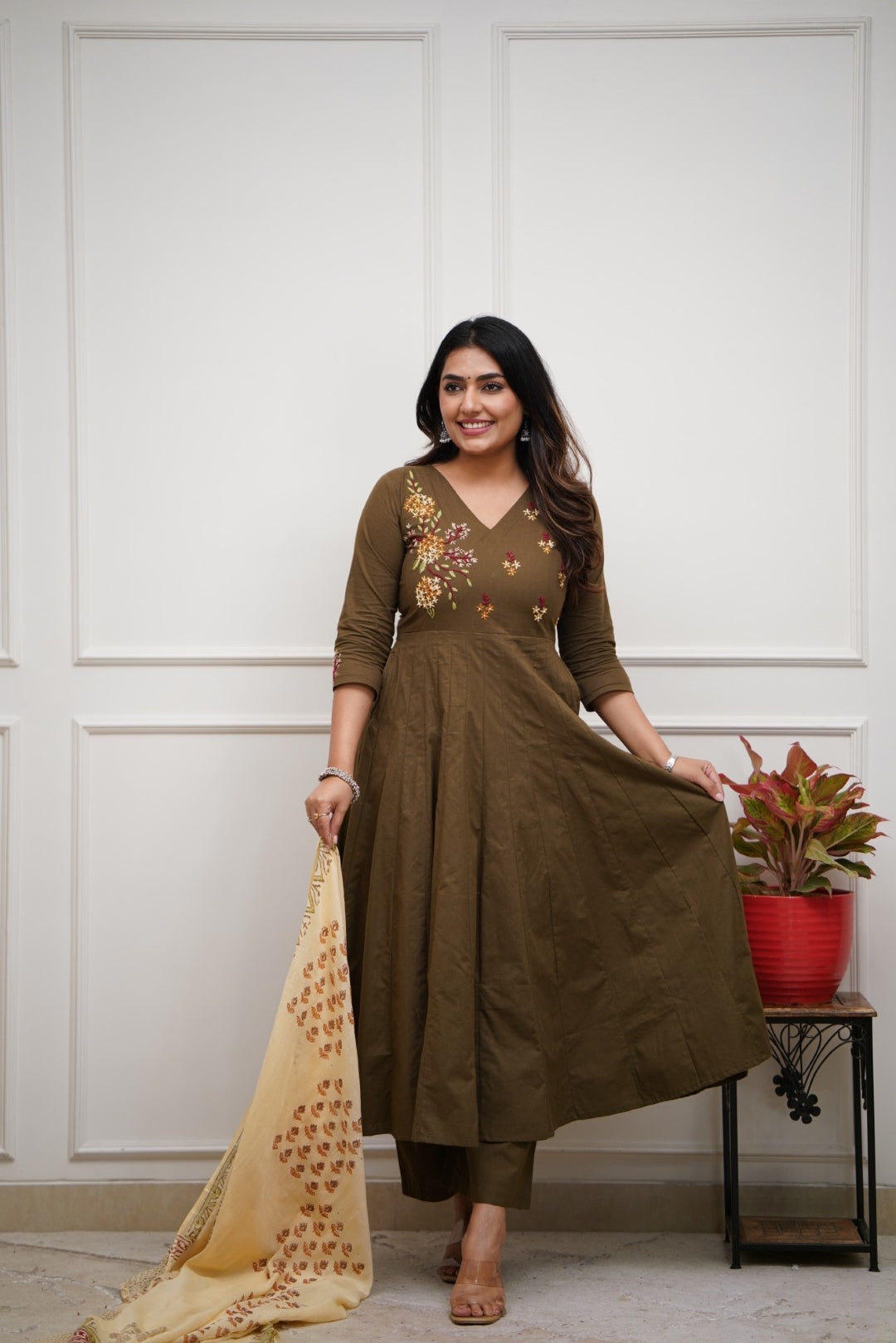 Dupatta Pant Set