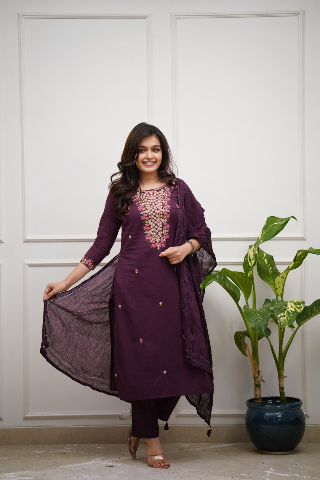 Dupatta Pant Set