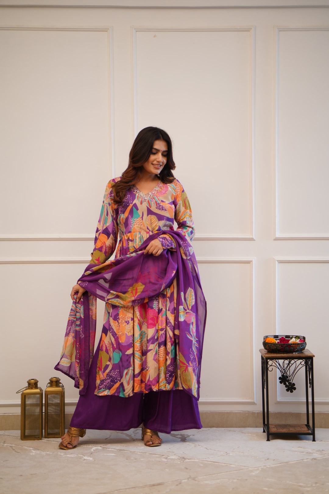 Dupatta Pant Set