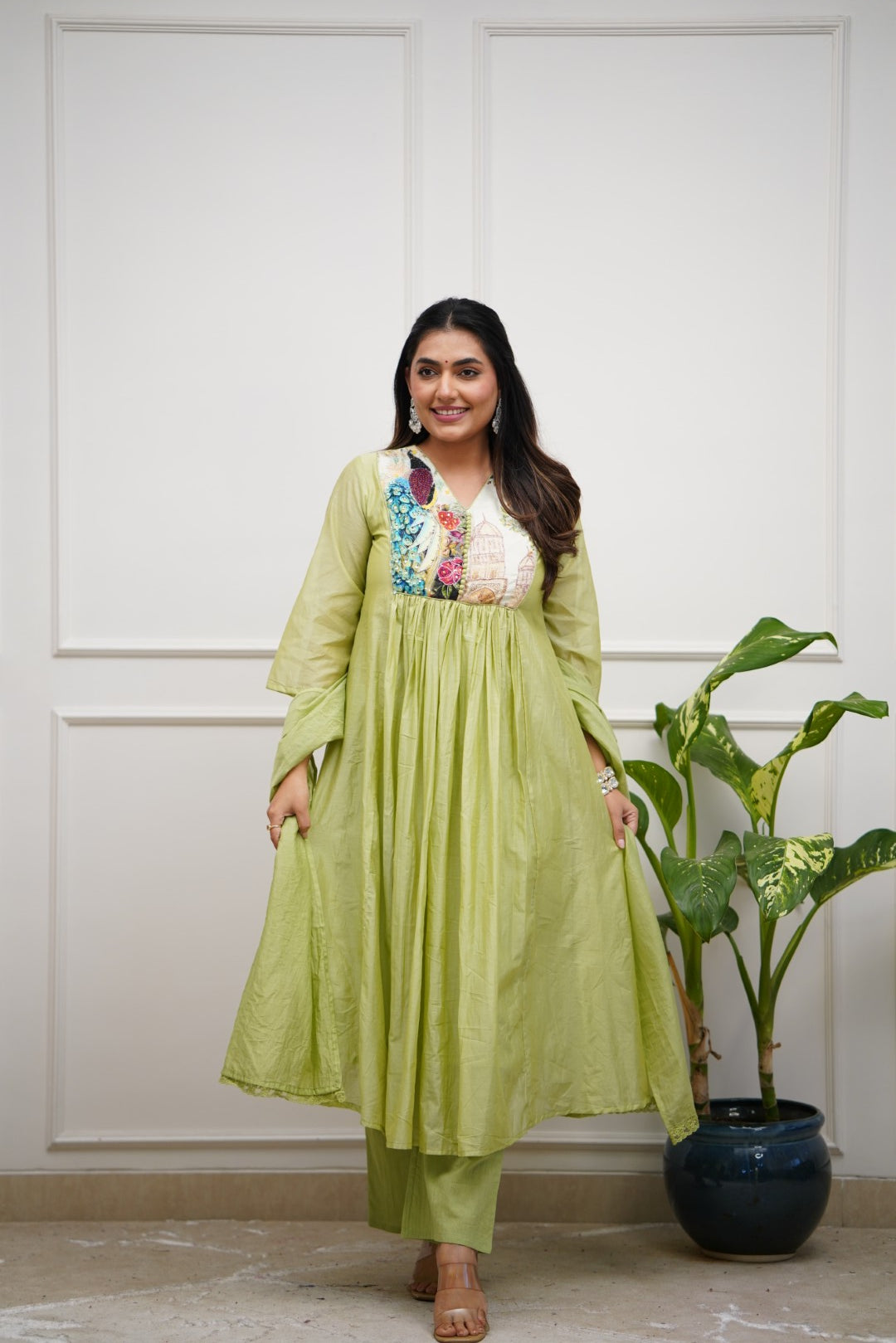 Dupatta Pant Set