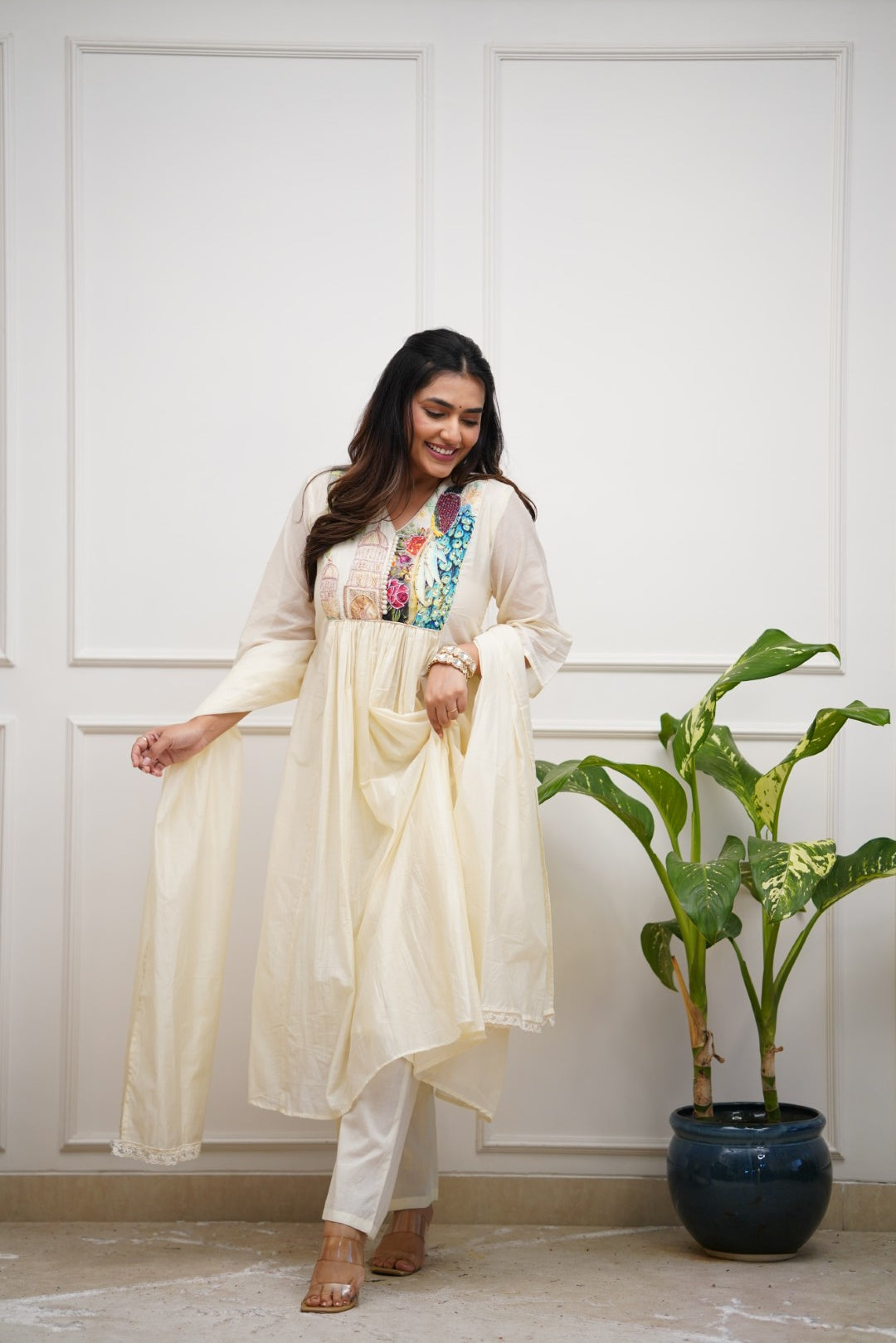 Dupatta Pant Set