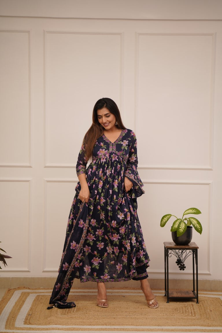 Anarkali Duppata Suit