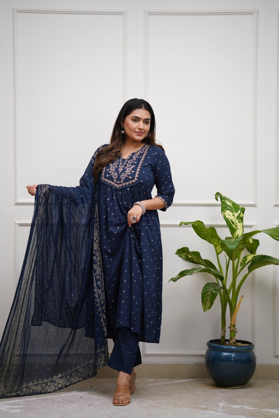 Dupatta Pant Set