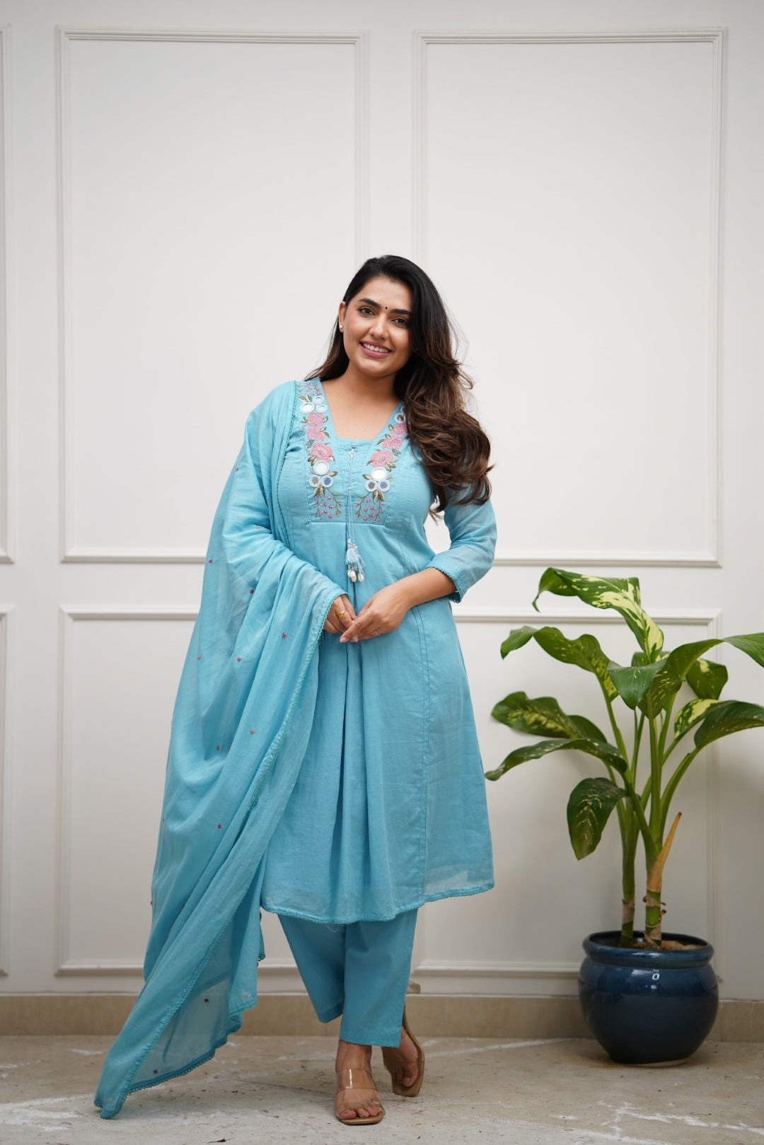 Dupatta Pant Set