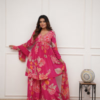 NO Anarkali Duppata Suit