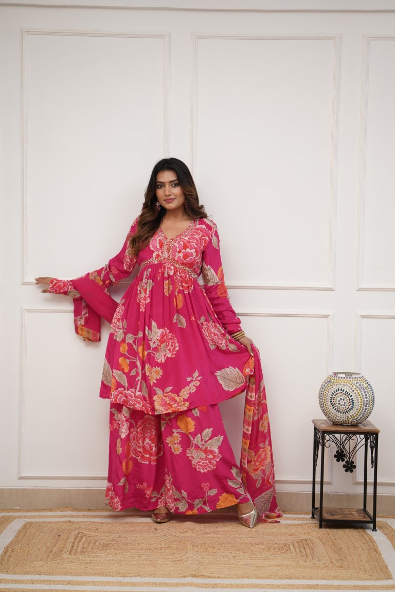 NO Anarkali Duppata Suit