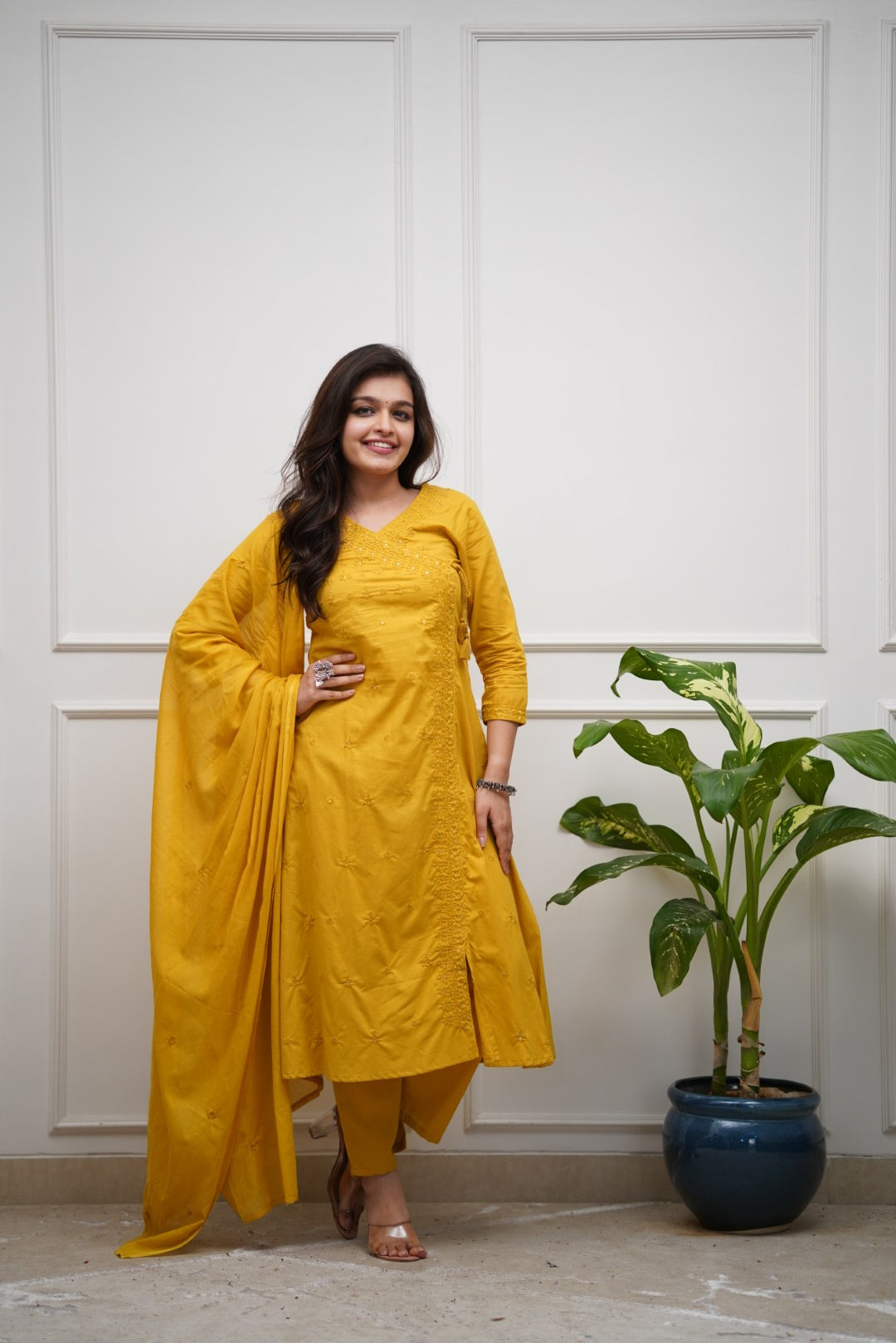 Dupatta Pant Set