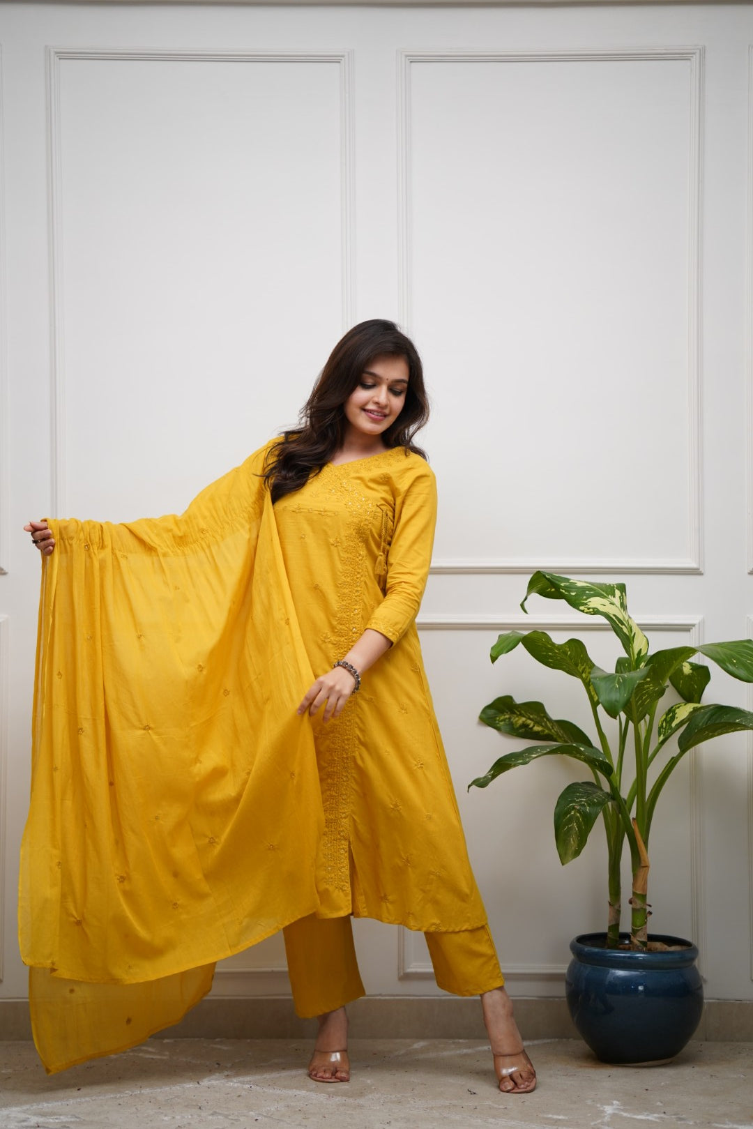 Dupatta Pant Set