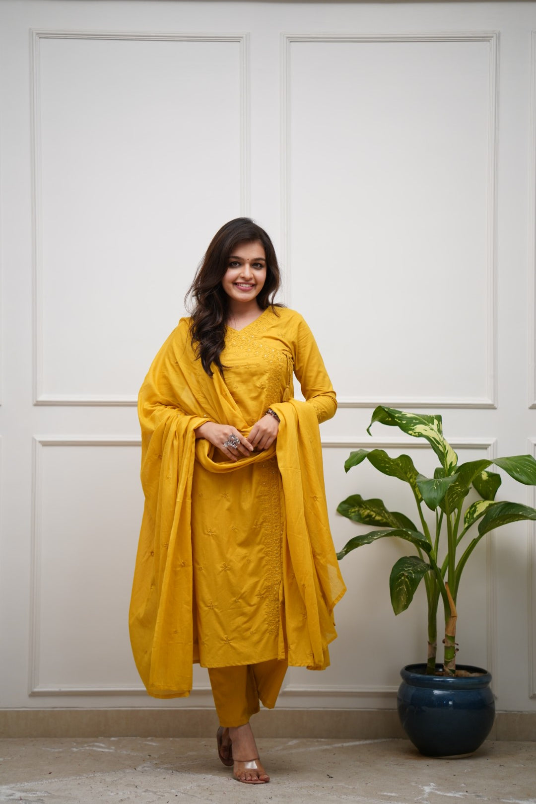 Dupatta Pant Set